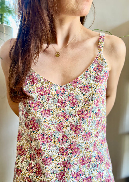 LIBERTY PRINT V-NECK CAMI TOP
