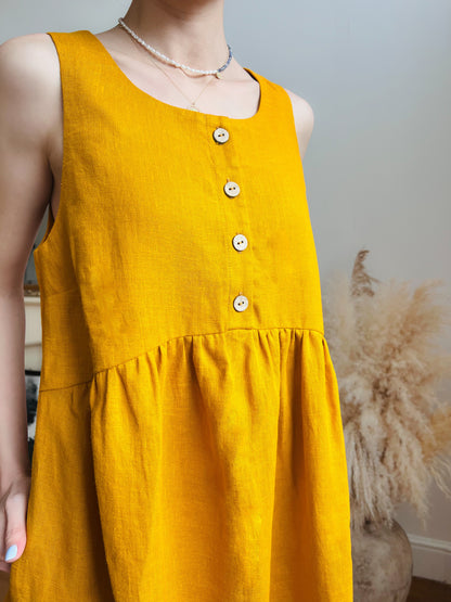 LINEN DRESS