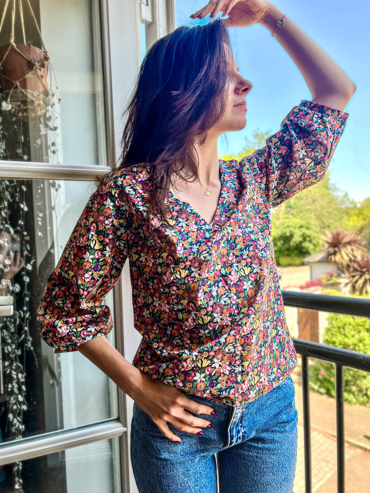 LIBERTY PRINT TOP