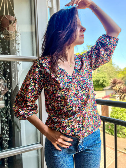 LIBERTY PRINT TOP
