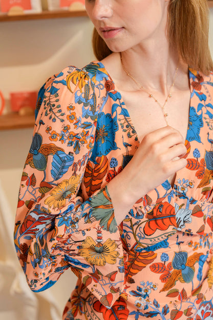 LIBERTY PRINT SILK DRESS