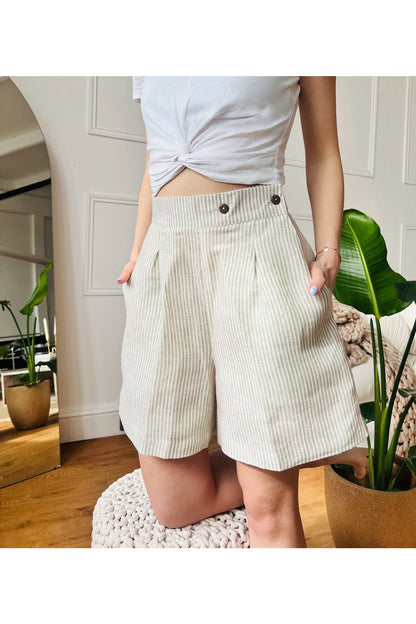 LINEN SHORTS