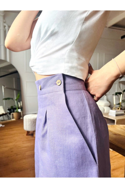 LINEN SHORTS