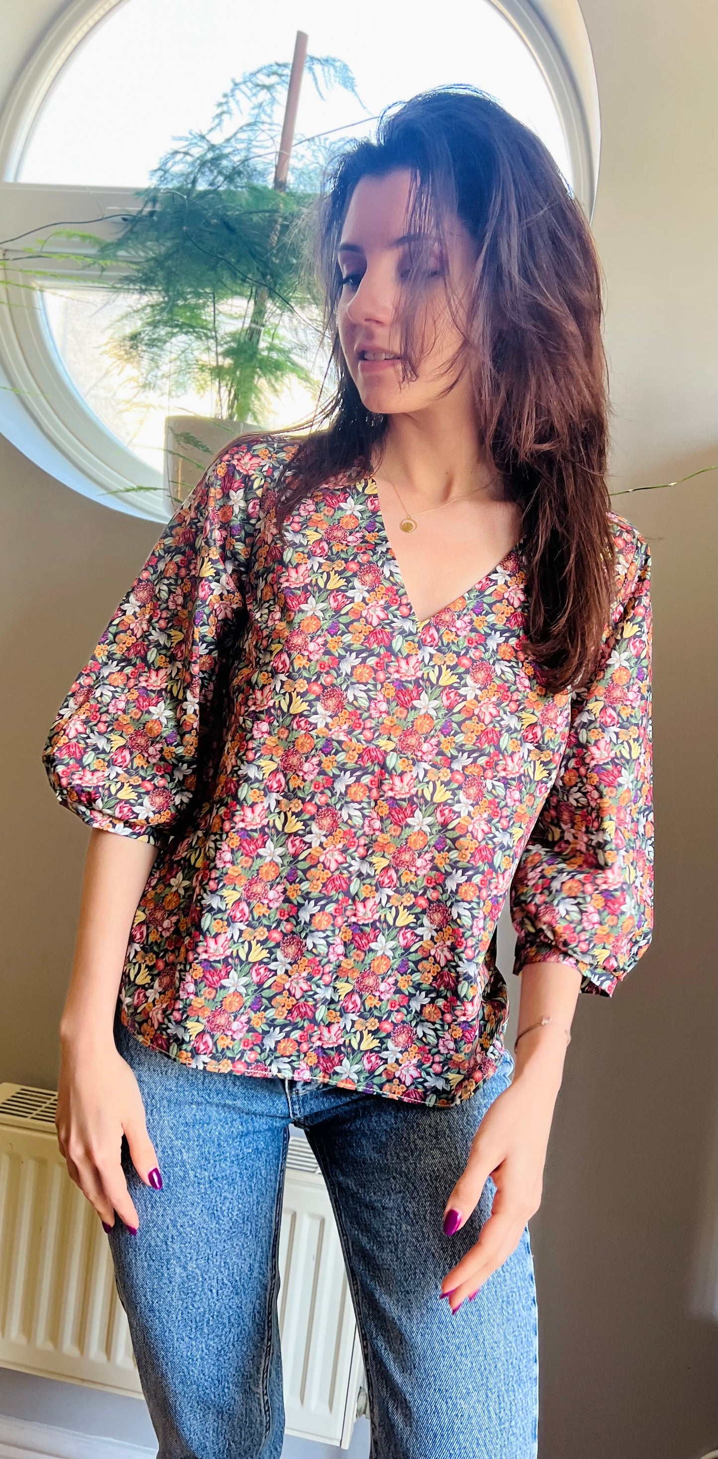 LIBERTY PRINT TOP