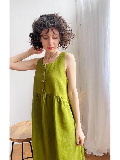 LINEN DRESS
