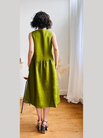 LINEN DRESS