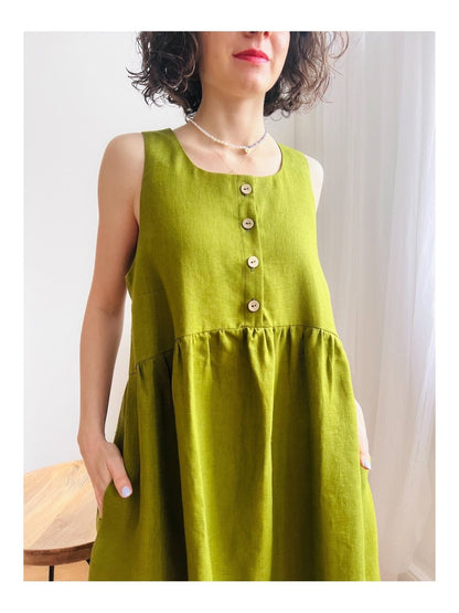 LINEN DRESS