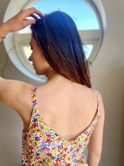LIBERTY PRINT V-NECK CAMI TOP