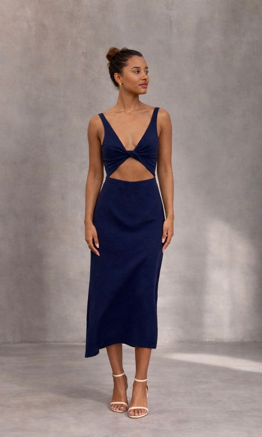 ALINA CUT-OUT KNOT DRESS
