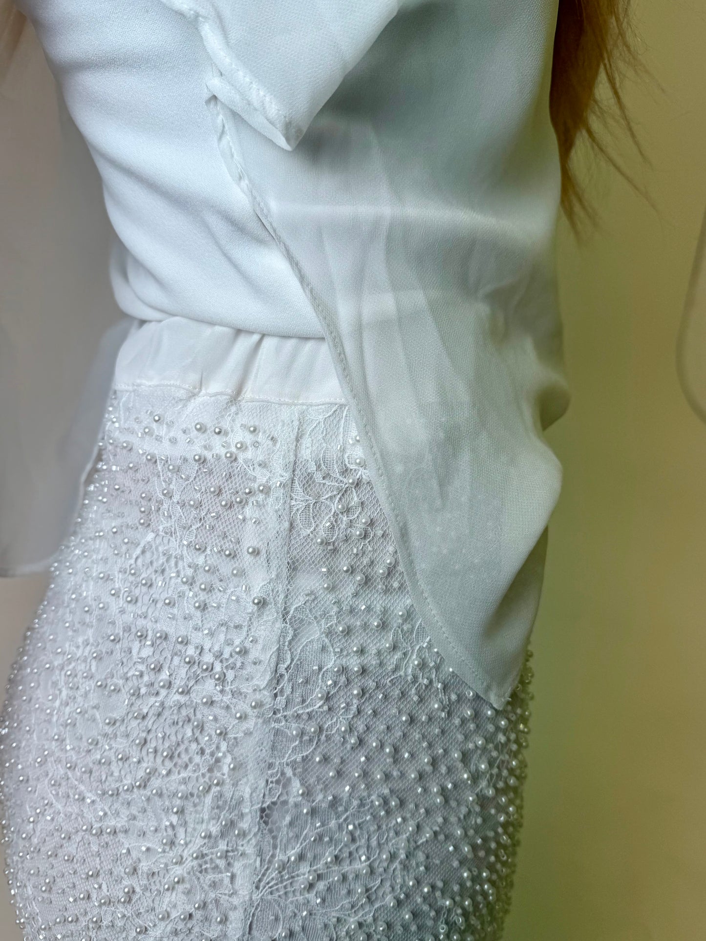 ÉTOILE BEADED LACE SKIRT