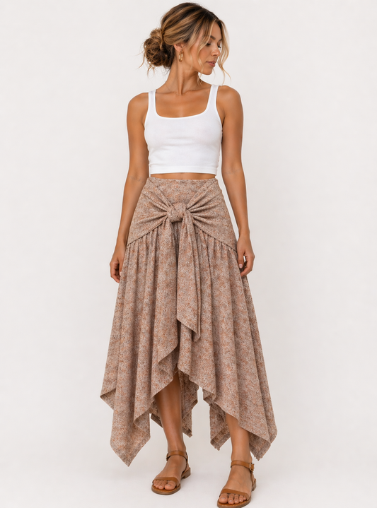 ASYMMETRICAL SKIRT