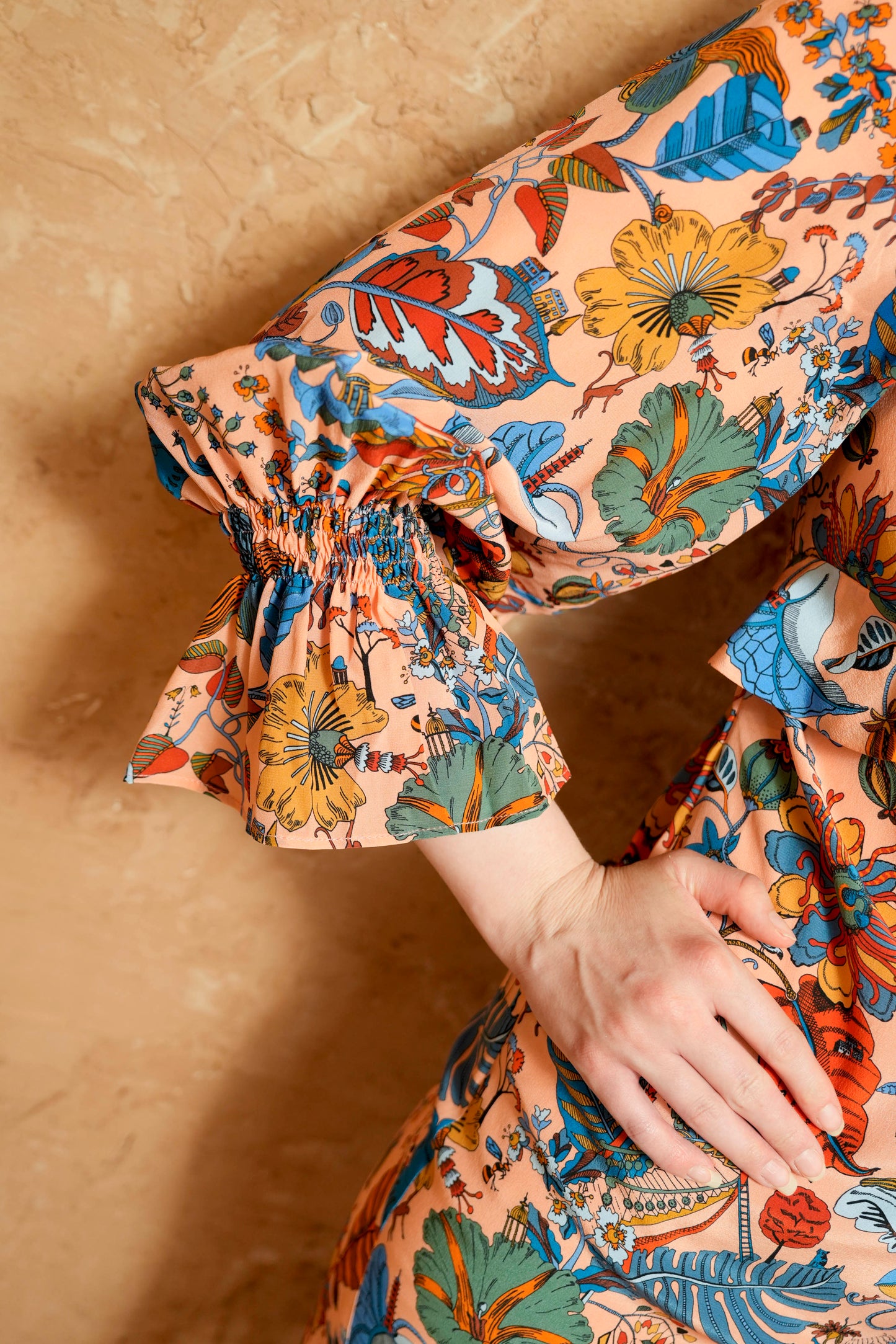 LIBERTY PRINT SILK DRESS