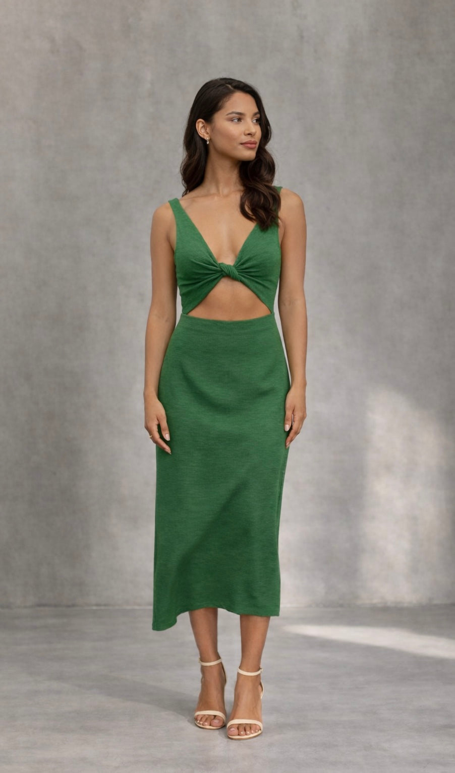 ALINA CUT-OUT KNOT DRESS