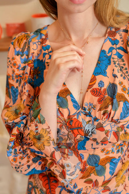 LIBERTY PRINT SILK DRESS